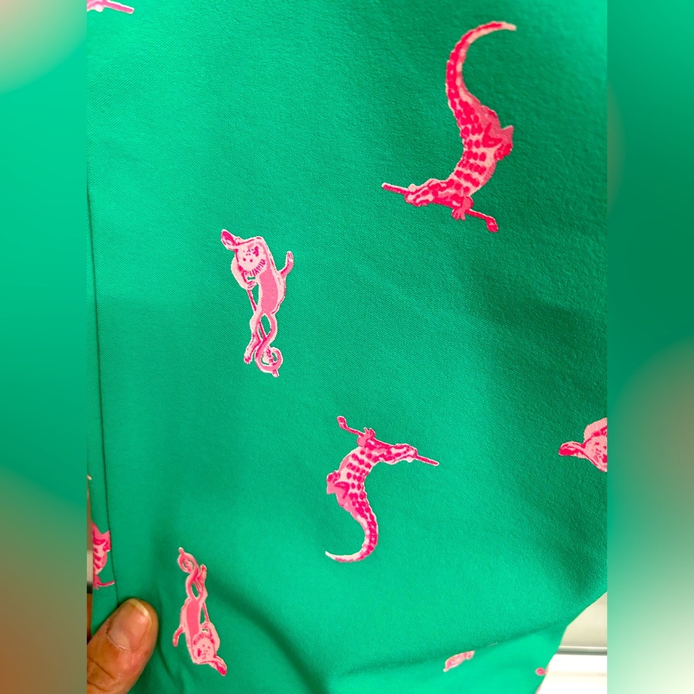 Lilly Pulitzer Size 10 UPF 50+ 28”Luxletic Corso Pant Color:Spearmint